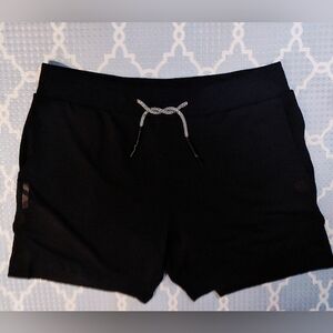 Alex Wassabi Athletic Shorts Men's Medium Black 2-in-1 Lined